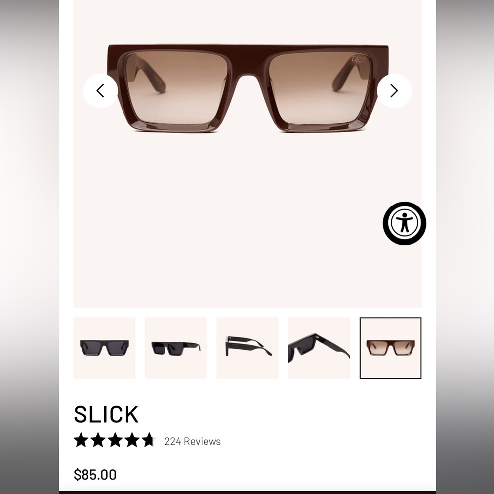DEZI Brown Sunglasses